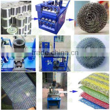 QIXN Factory Price Scourer Making Machine/cleaning Ball Making Machine