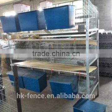 3lay 2 or 4 door plant rabbit farming cage,welded mesh galvanized rabbit cage,used rabbit cage for sale,rabbit breeding cage