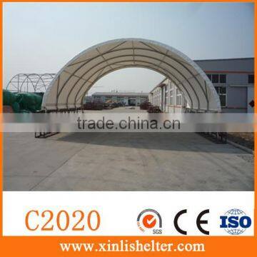 Outdoor dome shipping container tent