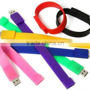 New style Silicone wristband USB flash dish