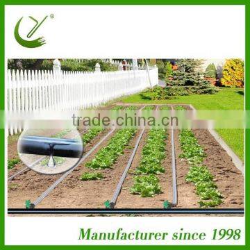 The drip pipe with round drippers, agricultural irrigation