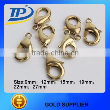 Tuopu brass lobster claw clasps wholesale lobster claw clasps for DIY