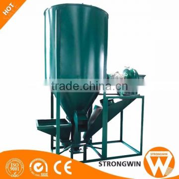 Hot Sale Strongwin 1t/h feed machinery cattle animal feed crusher and mixer hammer mill