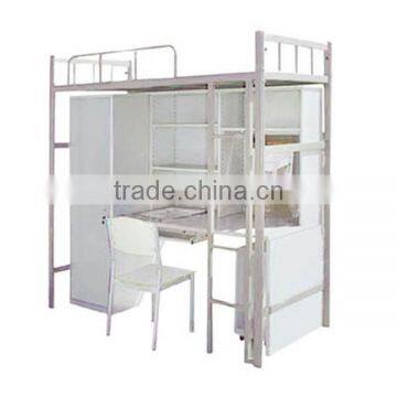 US general hot sale metal bunk beds with desk/new design bunk beds made in China