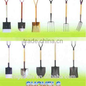 SHOVEL WITH BLACK STEEL HANDLE FARMING TOOL photo-2