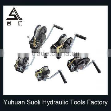 Manufacturing 1200lbs Galvanized Mechanical Shipyard Winch With Wire Rope photo-6