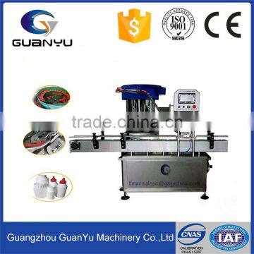 Hot sales automatic cap feeding and screwing machine for plastic bottle