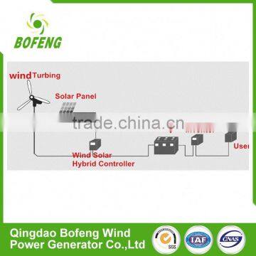 Longer Service Life 300w-10kw custom solar and wind power hybrid system generation energy kits for street light