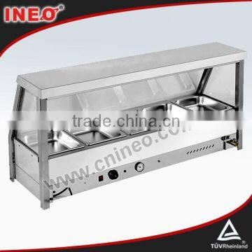 Commercial Stainless Steel 6 Pan Hot Food Display Catering Warmer(INEO are professional on commercial kitchen project)