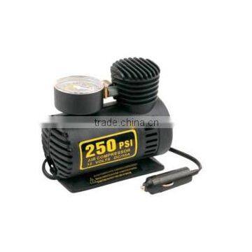 H50212 250 PSI Portable Mini Air Compressor Car Bicycle Flat Tire Inflator Pump 12V
