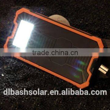 12000mAh waterproof portable Device charger POWERBANK SOLAR