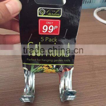 5Pc Tool Hook Set Hang Hanger Hanging Garden Tools photo-2