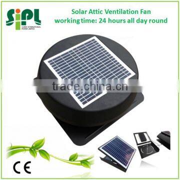 Solar vent 12 inch attic fan cheaper price solar roof fan