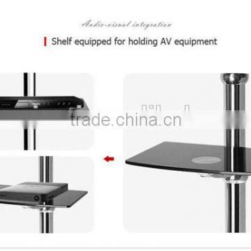 LCD LED TV Stand With Universal Mounting System Stainless Steel TV Stand