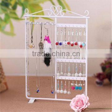 Rotating Top-table Finger Ring Display Stand With Hooks photo-3