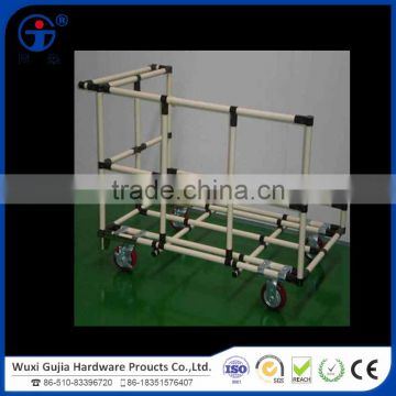 PE/ABS/PVC Coated Lean Pipe/Tube For DIY Lean Trolley Handcart