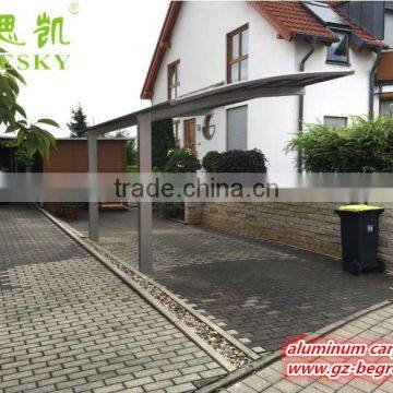 White Metal Frame Car Covers Garage With Polycarbonate Sheet photo-2