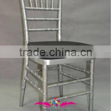 Wholesale 100% polycarbonate chiavari chair with soft cushion