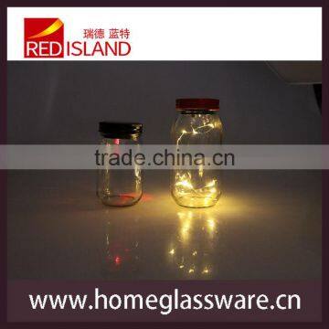 Glass Mason Jars Lamp With Lids for Decor From China Supplier photo-3
