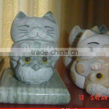 Hand Carving Animal Statue Stone Scraft