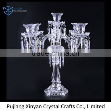 New selling special design crystal candelabras 2017