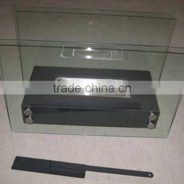 Iron Sheet Metal Bio Fireplace With Stainless Steel Box Burner photo-2
