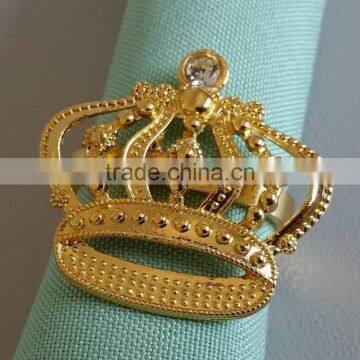 bulk gold crown napkin ring,napkin holder