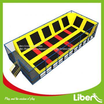 Kids Jumping on Fitness Trampoline Park