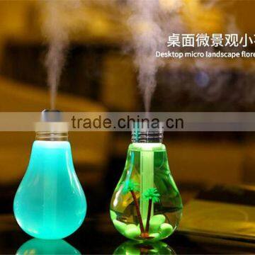 Colorful Bulbs Humidifier Humidifier Office Desktop Built-in Micro Landscape Nightlights Humidifier photo-6