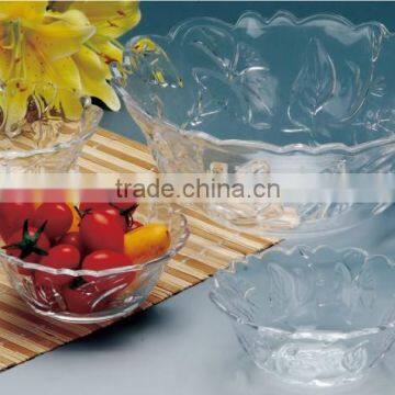 7pcs glass decoration fruit bowl glassware