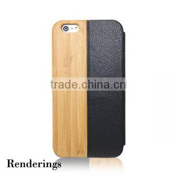 2015 New Real Wood Leather Wallet Flip Phone Case For Samsung Galaxy Note3,wood Flip Leather Case photo-6