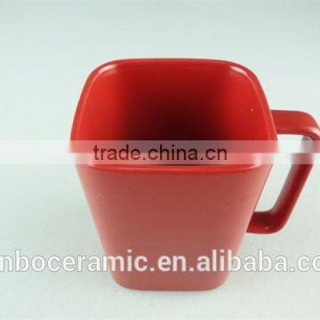 Stock Cheap Ceramic Mug, Red Glazed Mug, 500ml Ceramic Mug photo-2