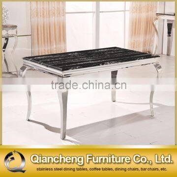 Dining Room Furniture Marble Stainless Steel Dining Table for 6 People photo-6