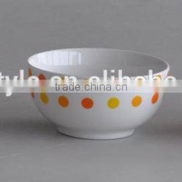 4.5"porcelain rice bowl with lovely decal