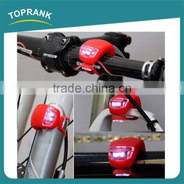 Promotional colorful front rear waterproof led decorative silicone bike light