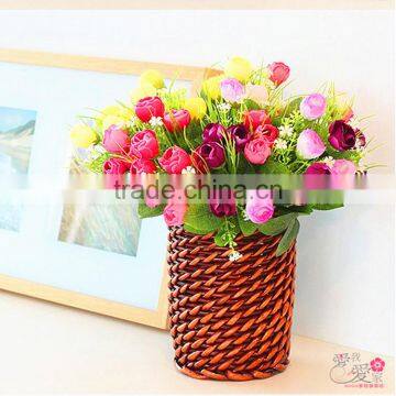 Lucky-weave Wholesale 100%handmade Home Decoration Flower Basket photo-4