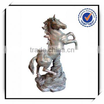 New products 25.5 inches fiberglass horse animal figurine