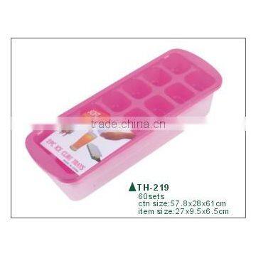 27x9.5x6.5cm set of 2pcs Plastic ice cube tray