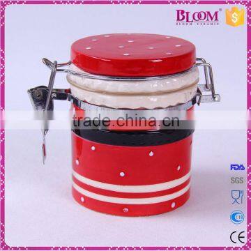 Iron Desgin Ceramic Christmas Wholesale Cookie Jars photo-3