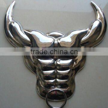 Stainless Steel Statues Modern Art Mirror Surface Naked Women for Decor photo-3