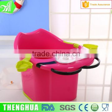 Taobao Cartoon Big Size Plastic kids Bucket Bathtub Baby Bath Tub