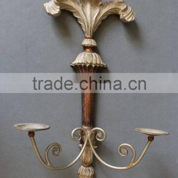 MW-0011-01 Hanging Wall Candle Holder With Metal photo-2