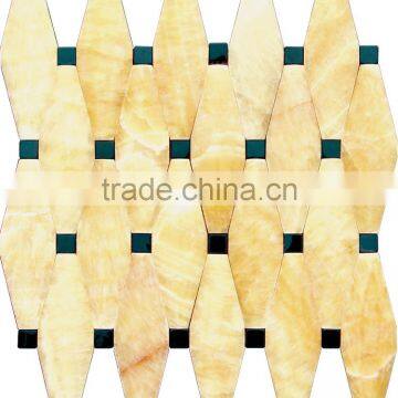 MM-CV224 Beautiful interior decoration natural stone rhombus marble mosaics