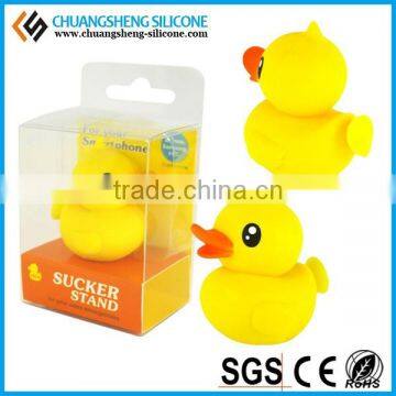 Wholesales Lovely Duck Shape Slicone Phone Holder photo-5
