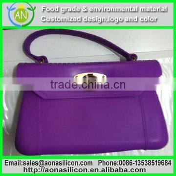 Fashion Silicone Bags|New Lady Handbag|Colorful Zipper Pencil Case