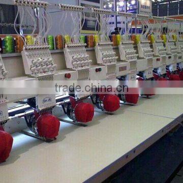 12 heads cap t-shirt and flat 3D computerized embroidery machine price
