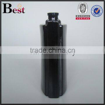 100ml High Quality Square Perfume Cosmetic Bottle Black Glass Logo Hot Stamping Screen Printing Bottle Glass China Suppliers photo-3