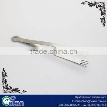 Mini Food Fork Tong Stainless Steel photo-2