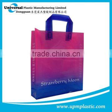 Disposable Degradable Soft Loop Handle Plastic Shopping Bag photo-3