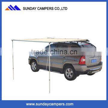 Aluminum frame retractable car awning waterproof camping house